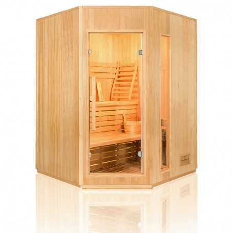Sauna France Sauna ZEN 3 Esquinera tradicional finlandesa