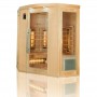 Sauna de infrarrojos France Sauna Apollon Quartz 3/4 plazas esquinera