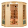Sauna de infrarrojos France Sauna Apollon Quartz 3/4 plazas esquinera