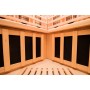 Sauna de infrarrojos France Sauna Apollon Quartz 2 plazas esquinero