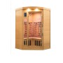 Sauna de infrarrojos France Sauna Apollon Quartz 2 plazas esquinero