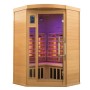 Sauna de infrarrojos France Sauna Apollon Quartz 2 plazas esquinero