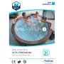 Spa desmontable Netspa Vita Premium con juego de 5 muebles