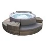 Spa desmontable Netspa Vita Premium con juego de 5 muebles